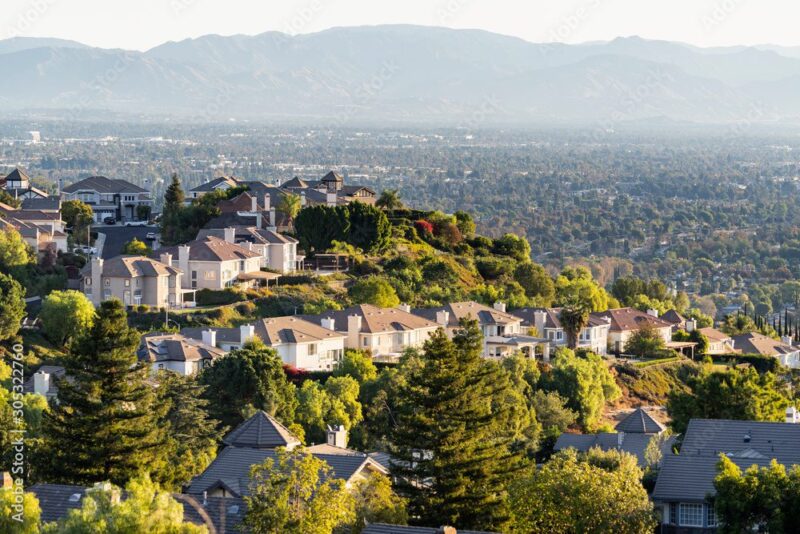 Los Angeles County view in Spring
