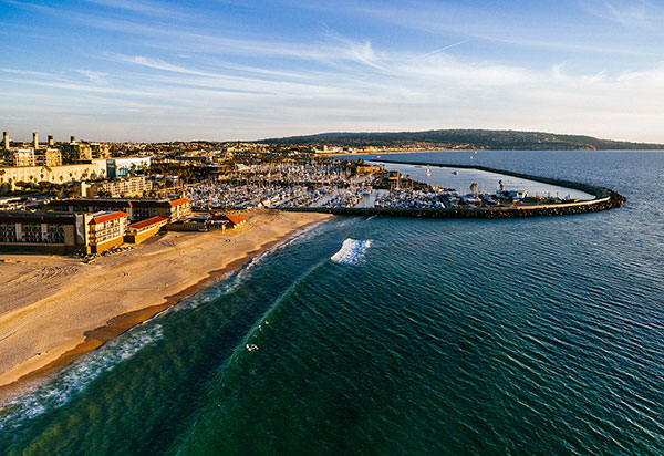 Kings County California view of water and marina