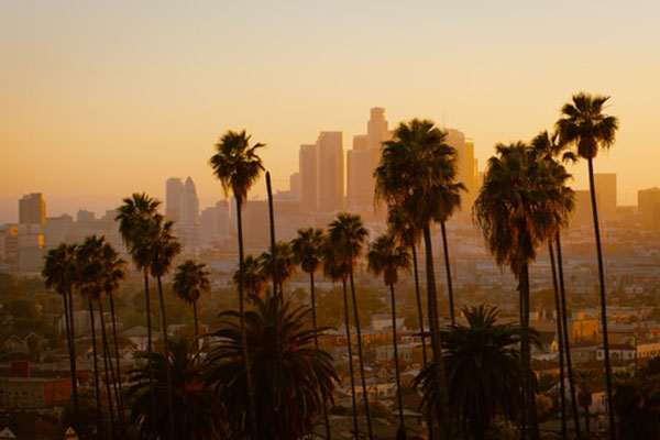 Los Angeles California sunset
