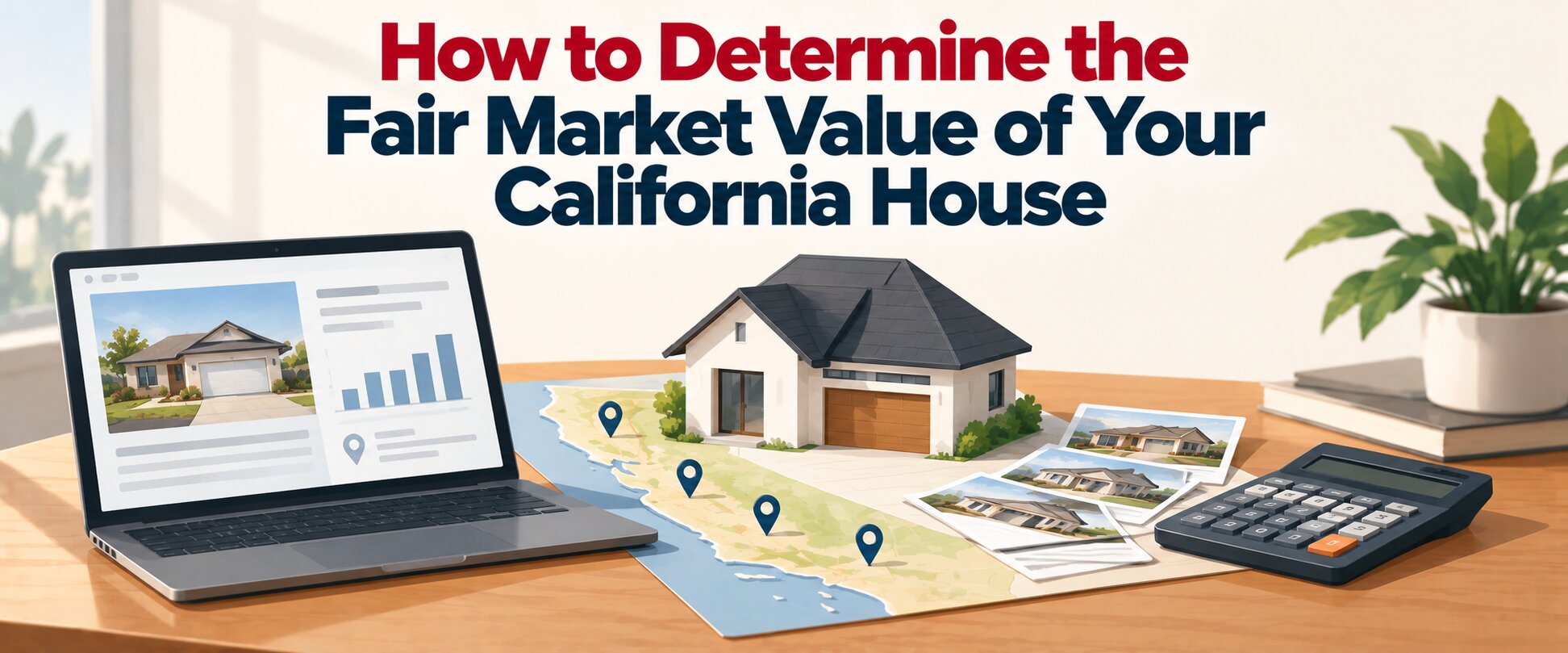 Home valuation illustrated California home valuation illustrated with property comparisons, market data, location mapping and a calculator.