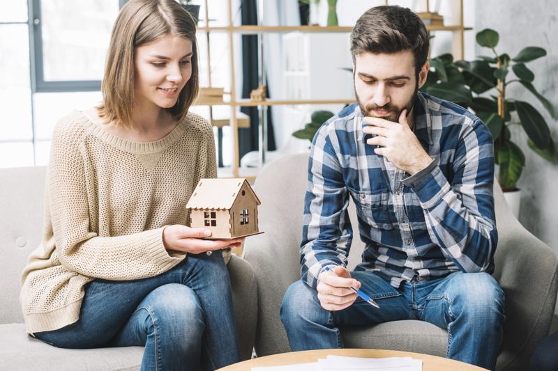 A Couple considering the cheapest way to sell their home together.