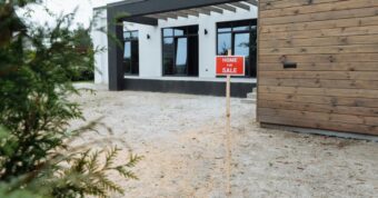 Modern home that is being sold to an investor.