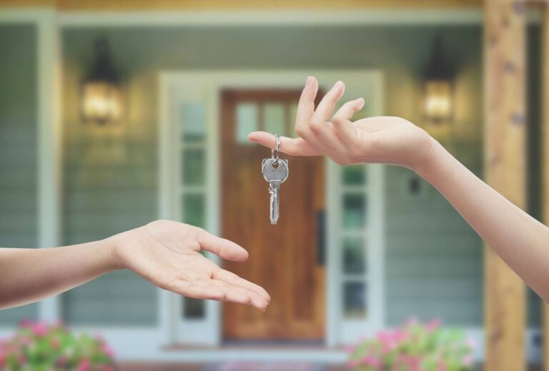 handing over house keys