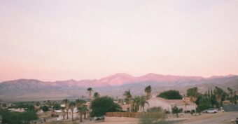 Desert Hot Springs suburban homes with mountain views typical of Riverside County real estate market.